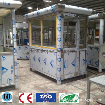 Low price China factory stainless steel sentry box / sentry safes / security guard house